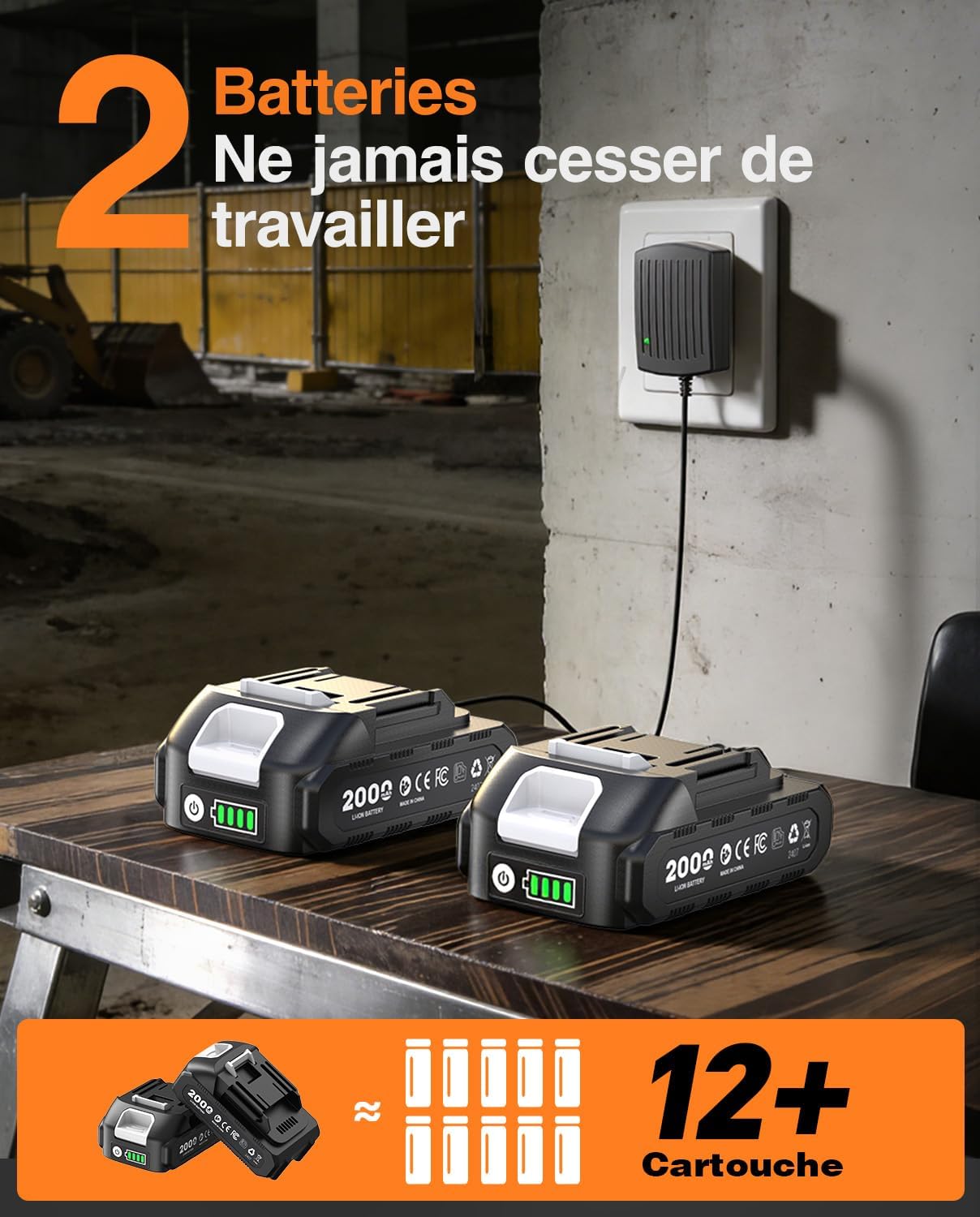 Thumbnail 3 de TaskStar Pompe à graisse électrique 10000 PSI 🛠