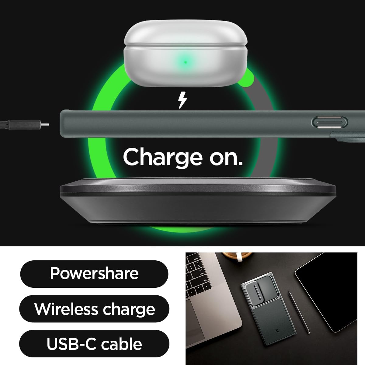 Thumbnail 6 de Spigen Funda Optik Armor para Samsung Galaxy S24 Ultra 5G 💚