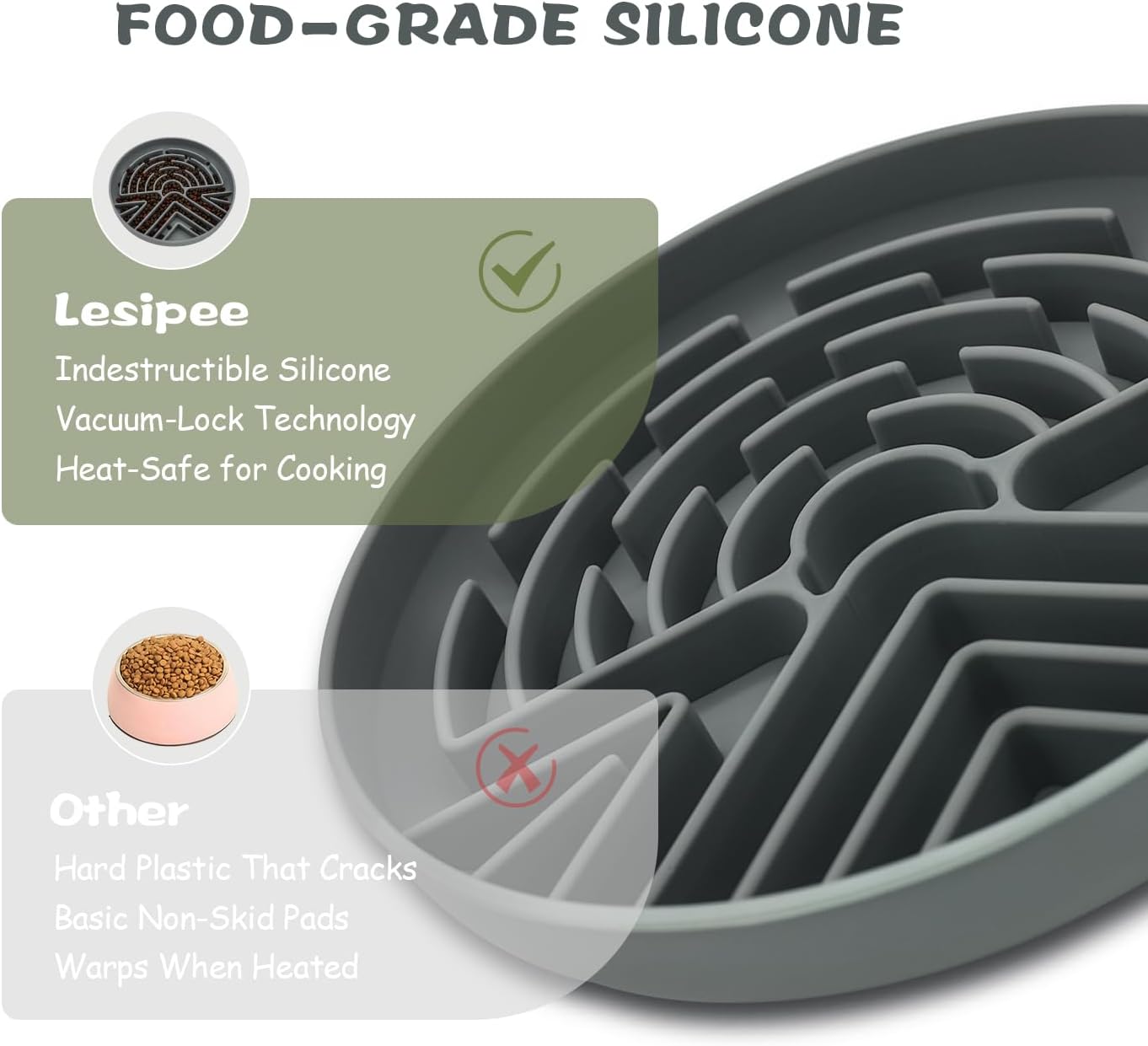 Thumbnail 4 de Lesipee Slow Feeder 7.5" 🍽