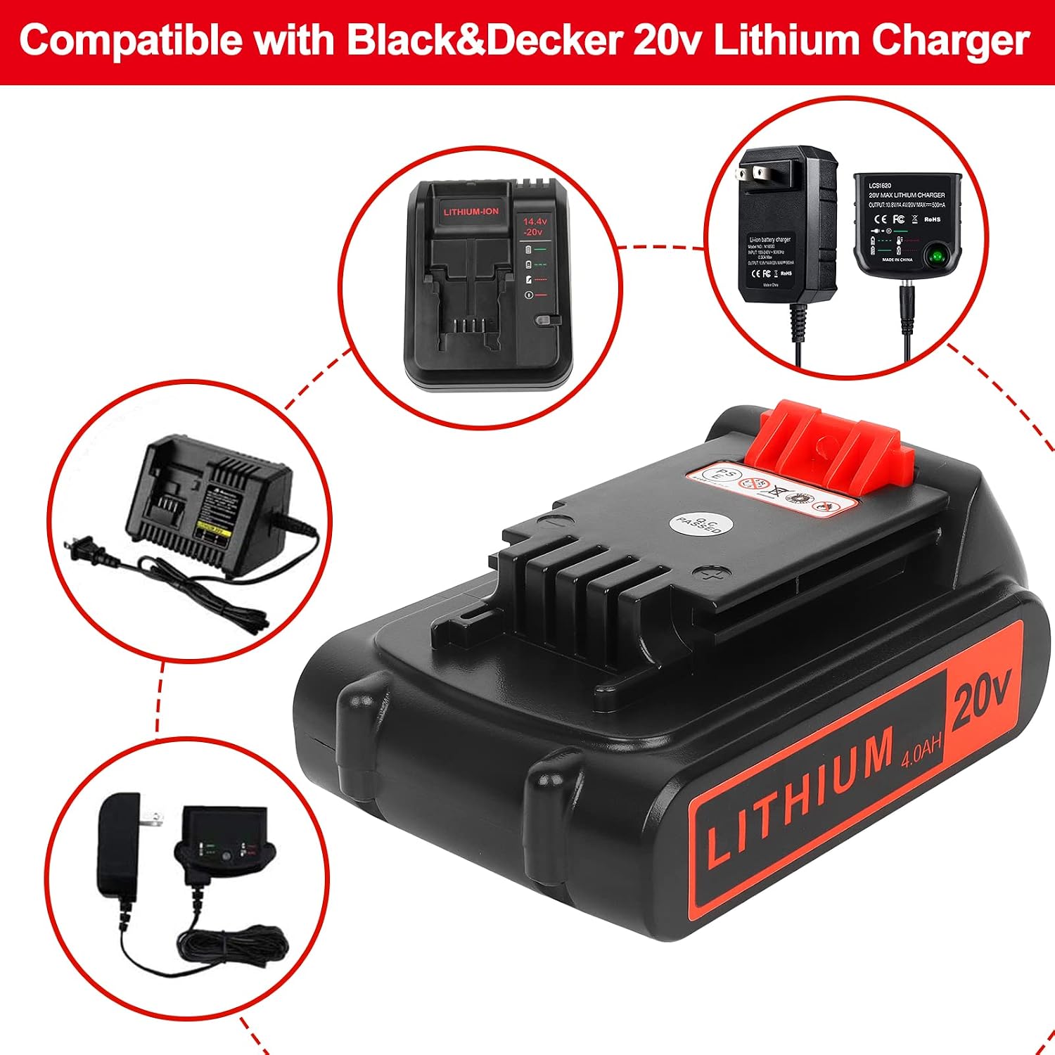 Detalle 1 de Akkopower Replacement Battery 4.0Ah