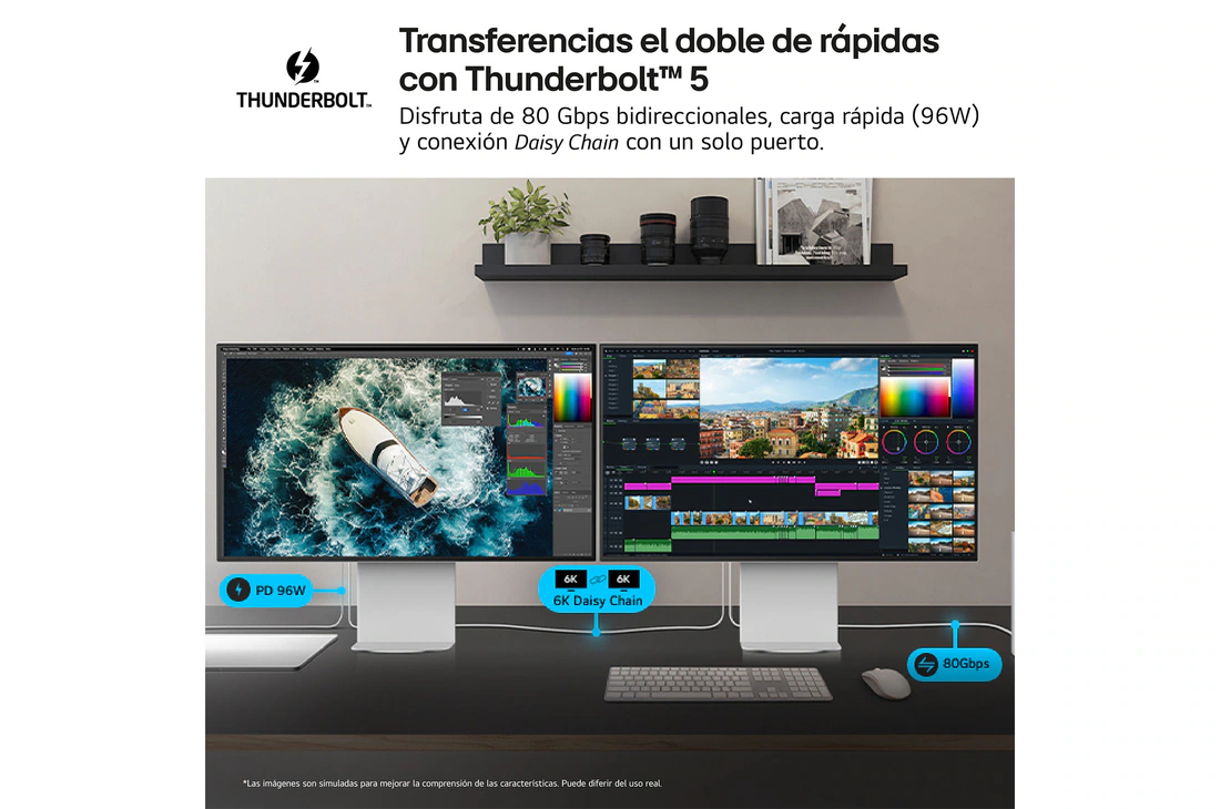 Thumbnail 2 de Setup Monitor Office LG 6K, 32" + LG UltraWide 29'' (32U99-29U51.SET) – rendimiento y espacio para productividad