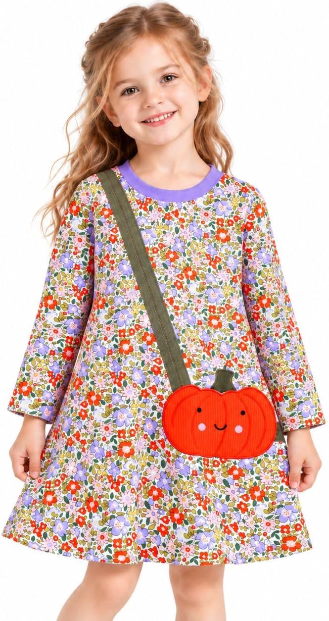 Detalle de HILEELANG Toddler Dress Cotton