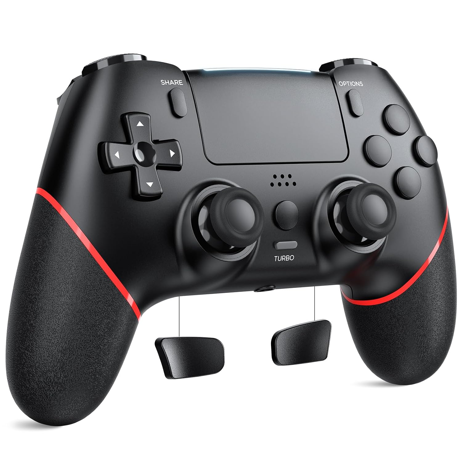 Detalle de Sefitopher Wireless Controller für PS4 – Hall-Effekt-Joystick, 1000 mAh, Turbo, programmierbare Tasten