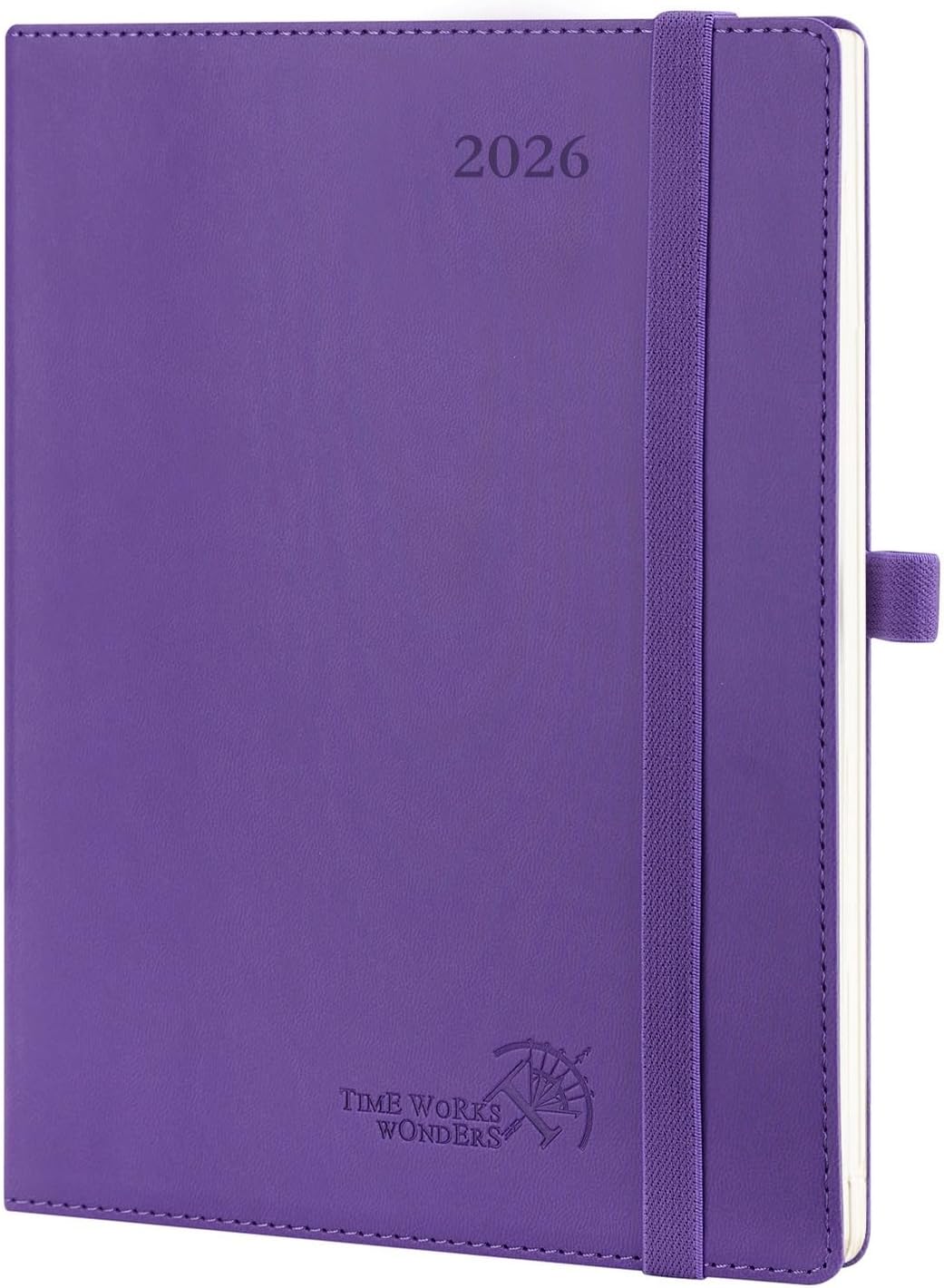 Detalle de POPRUN Agenda Settimanale 2026 Verticale 26,5 x 21,5 cm