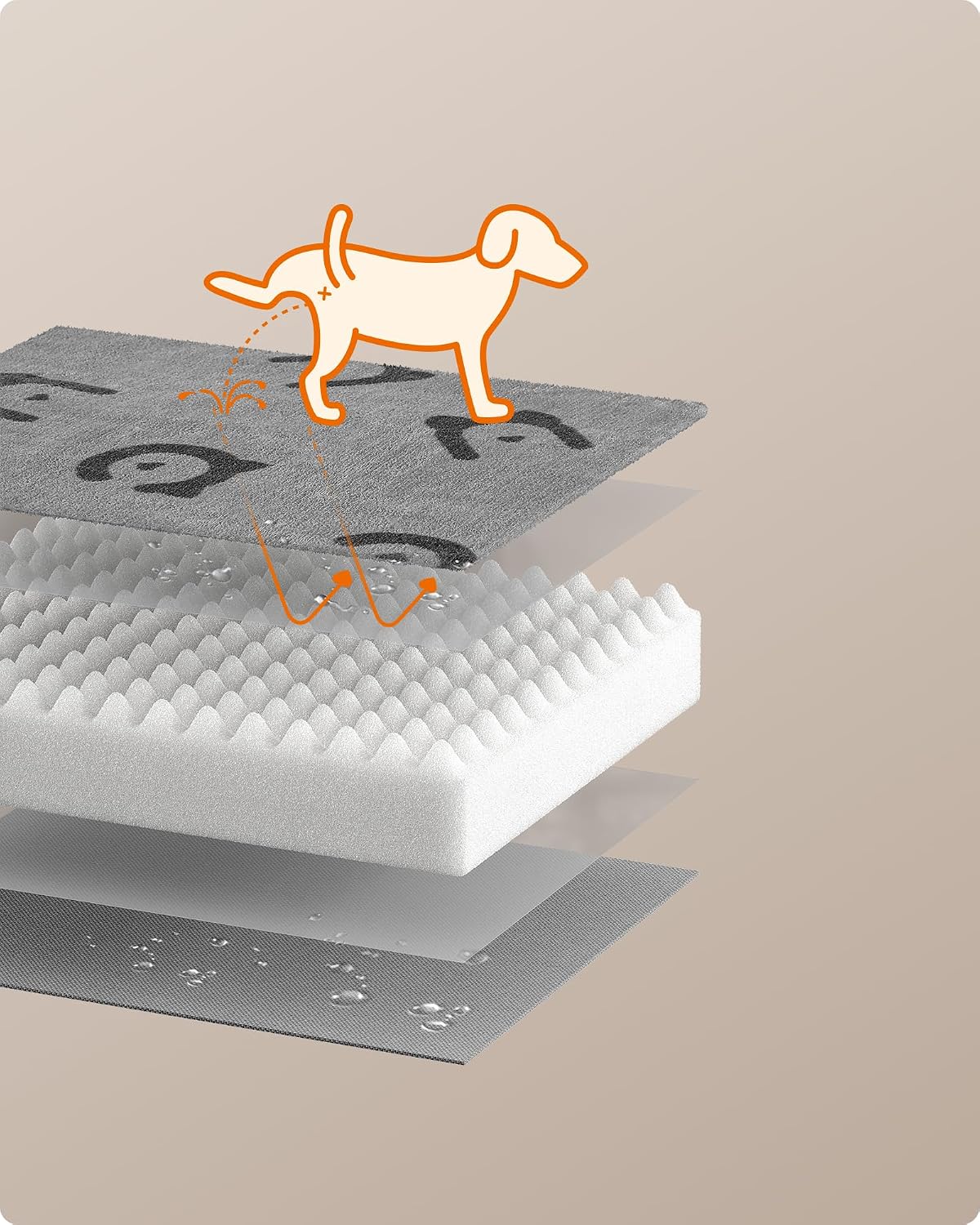 Detalle 2 de FEANDREA BASCO Collection PGW242G01 Orthopaedic Dog Bed, L, Egg-Crate Foam