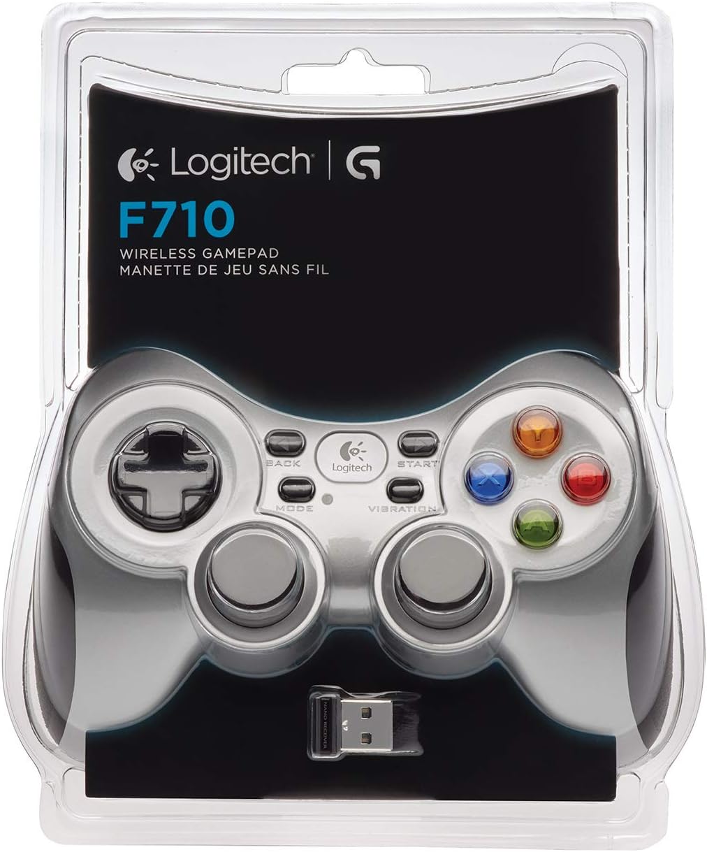 Thumbnail 4 de Logitech G F710 Wireless Gamepad (2.4GHz) with USB nano-receiver – Grey/Black