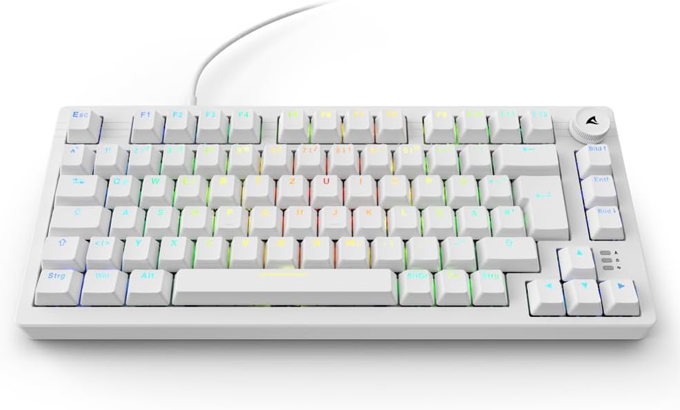 Thumbnail 5 de Sharkoon SKILLER SGK25 mechanisch toetsenbord, 75%, RGB en hot-swap