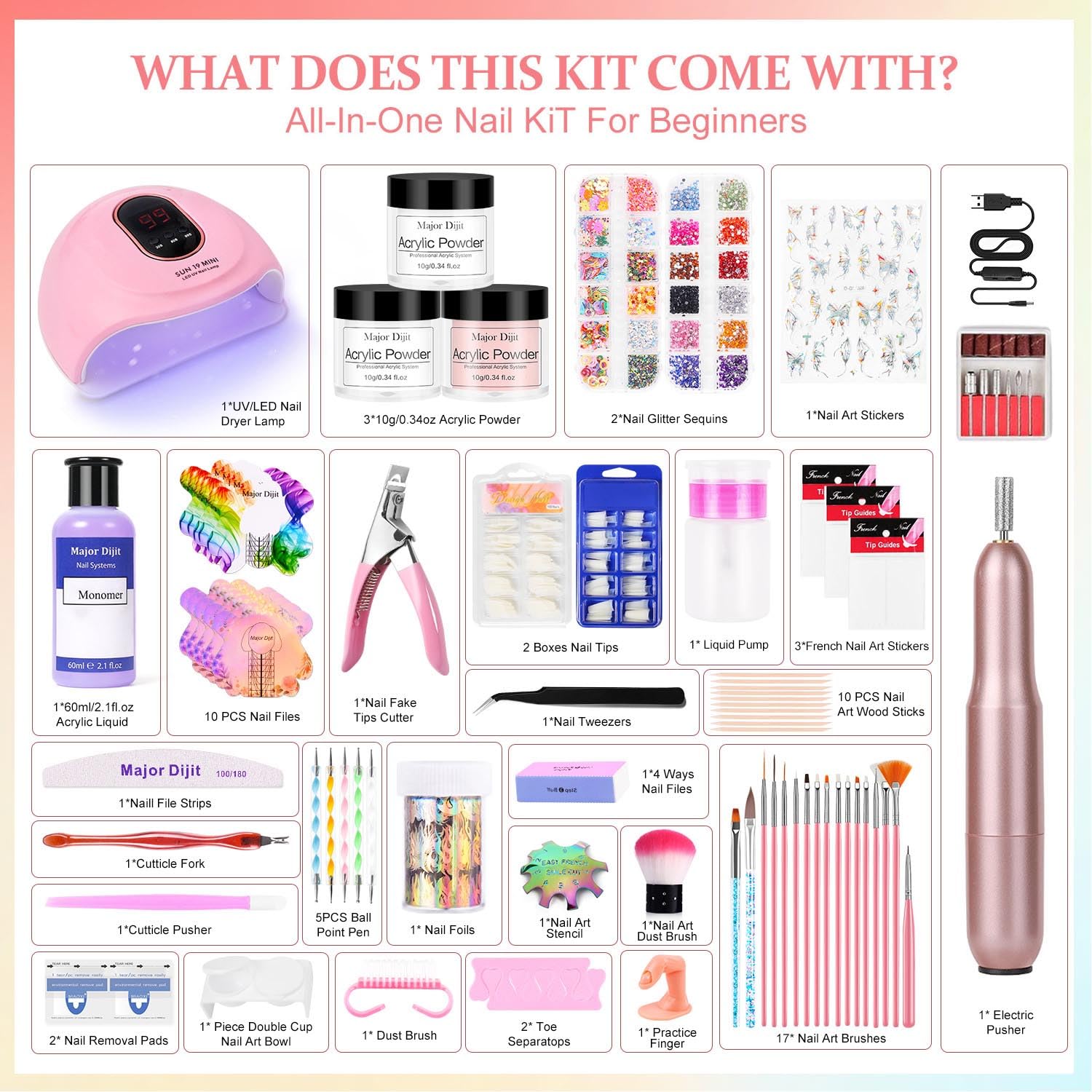 Detalle 2 de Acrylic Nail Kit Starter Set ๐