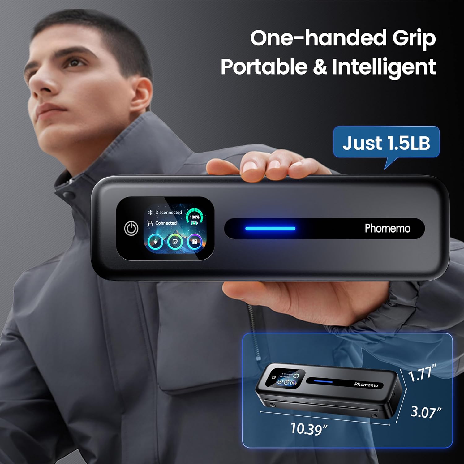 Thumbnail 4 de Phomemo M832D Imprimante thermique A4 300 dpi