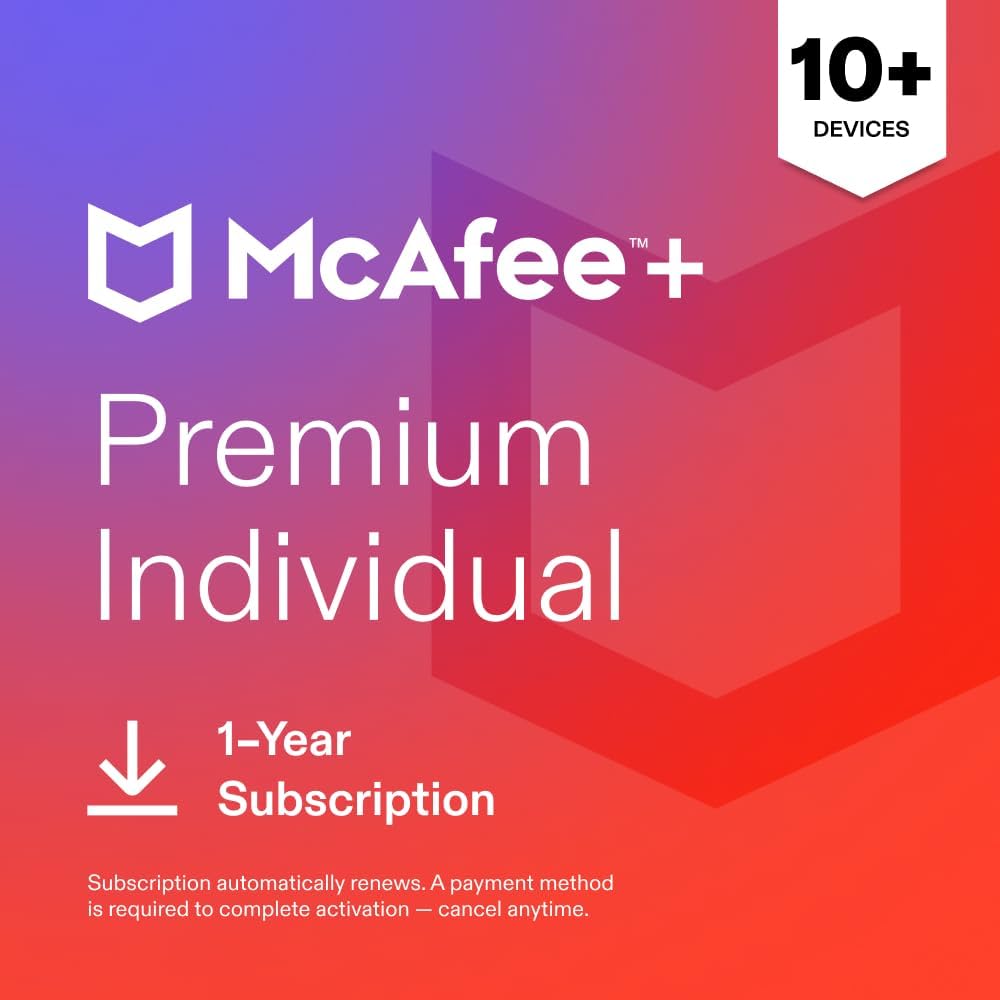 Detalle de McAfee+ Premium 2026 Antivirus for Unlimited Devices with Auto-Renewal