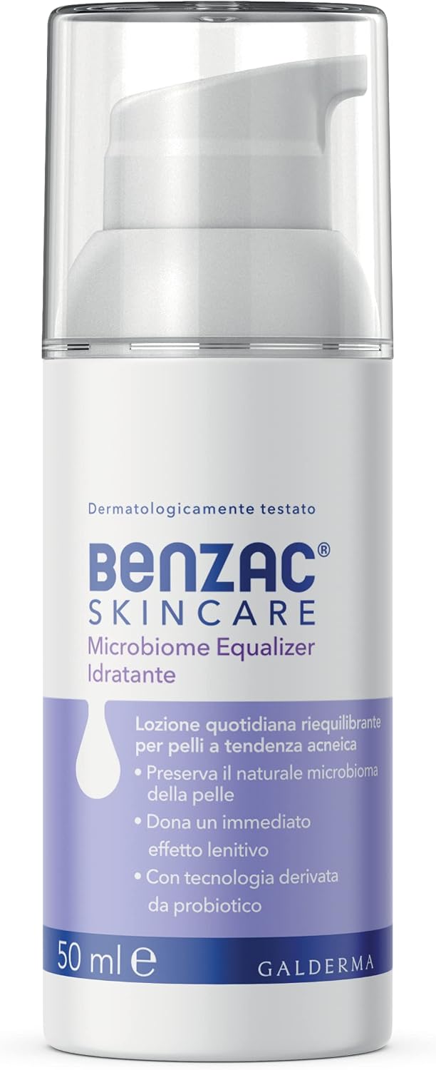 Detalle de Benzac Skincare Microbiome Equalizer – nawilżający balsam do twarzy dla skóry trądzikowej