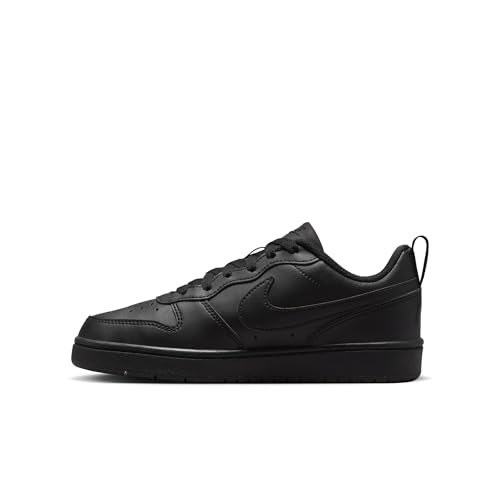 Detalle de Nike Mixte Enfant Court Borough Low Recraft (GS) – Noir, 39 EU