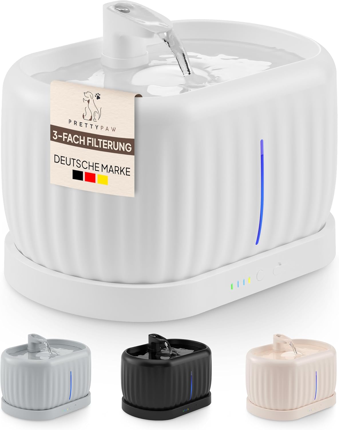 Detalle de Pretty Paw Pure Flow Max Katzenbrunnen 3L 🐾