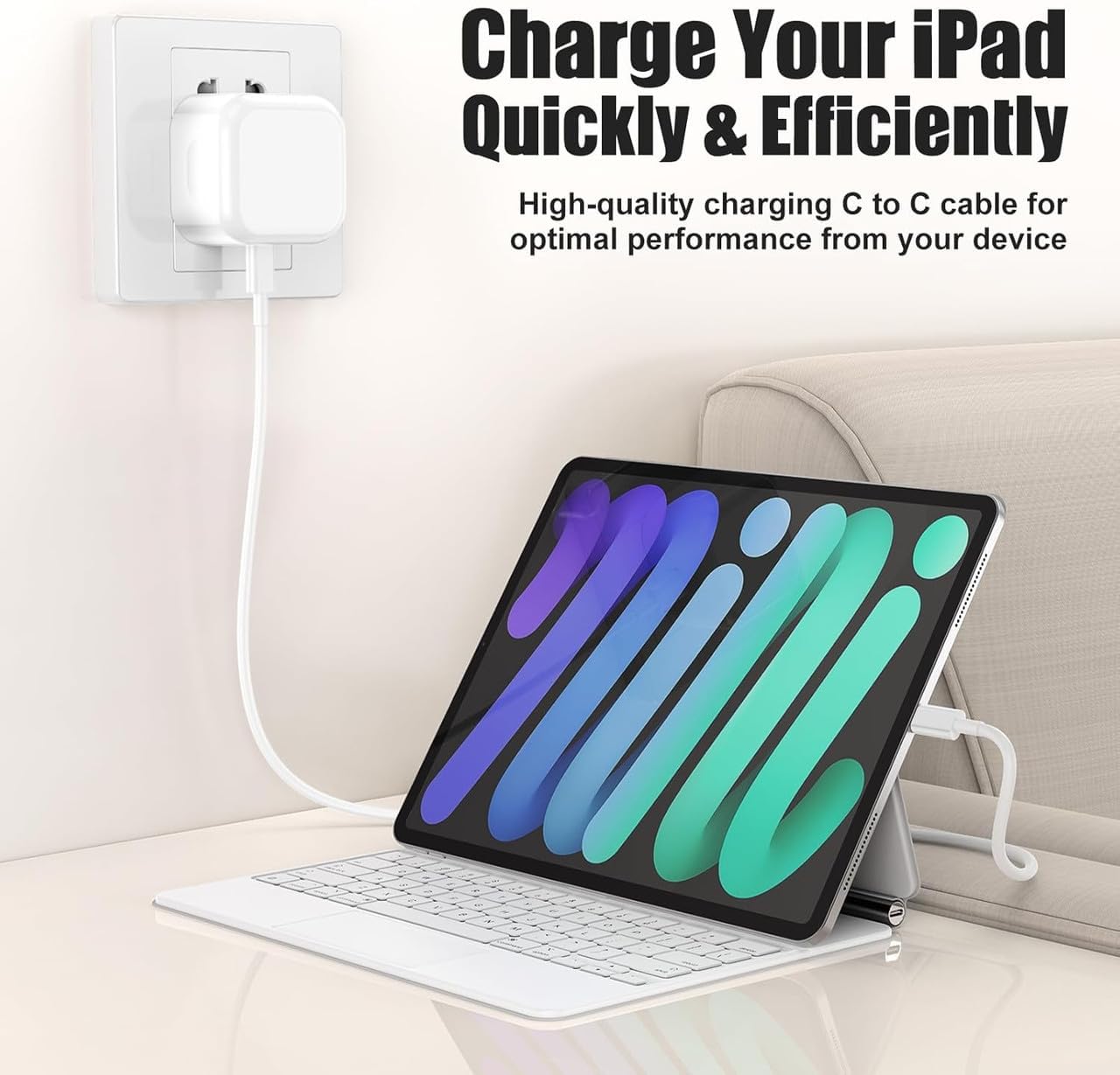 Detalle de Apple iPad Fast Charger 25W USB-C Cable