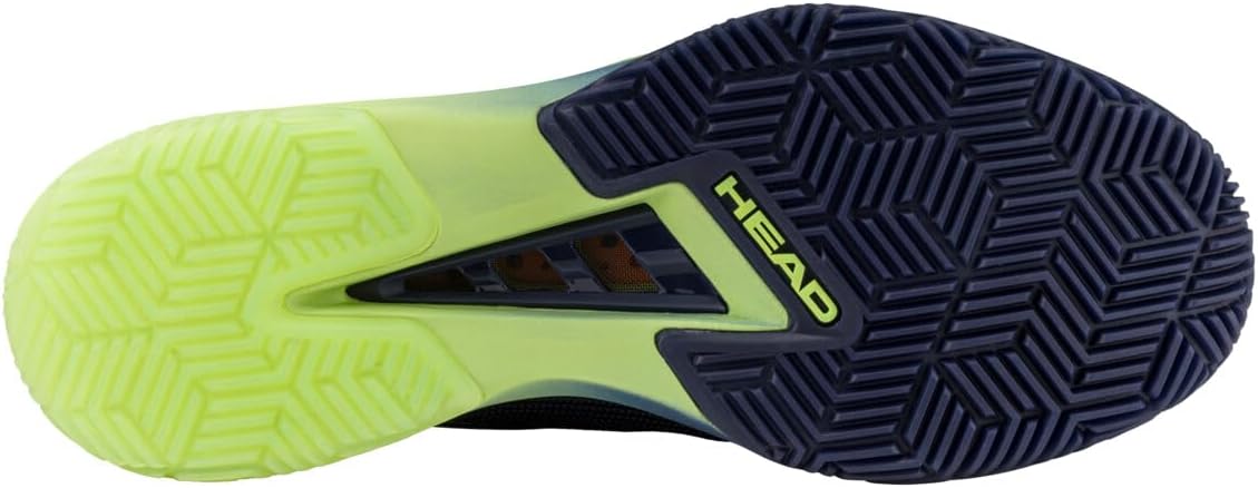 Detalle 2 de HEAD Sprint Pro 4.0 Padel Men, Lime, Navy — Confort et adhérence pour le jeu rapide