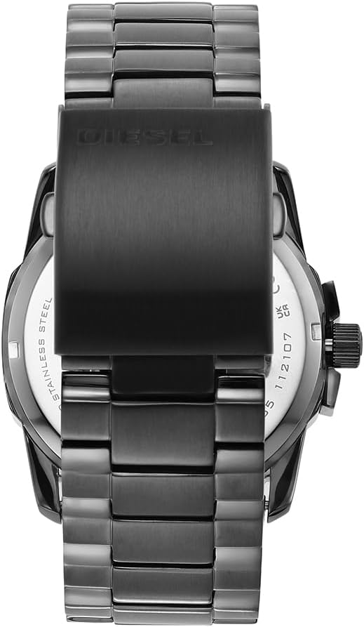 Thumbnail 2 de Diesel Master Chief Dreizeiger Herrenuhr mit Lederarmband (46 mm) – Quarz, Chronographenanzeige