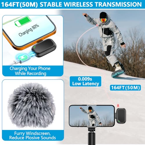 Thumbnail 6 de RICCHI Mini Wireless Lavalier Microphone for iPhone and More