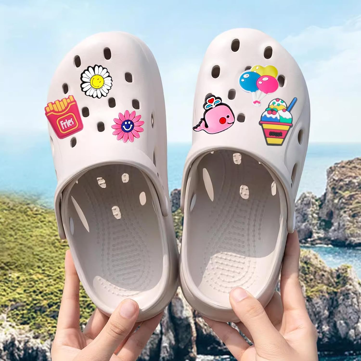 Thumbnail 2 de Jatidne Shoe Decoration Charms for Crocs – 30-Piece PVC Cartoon DIY Accessories