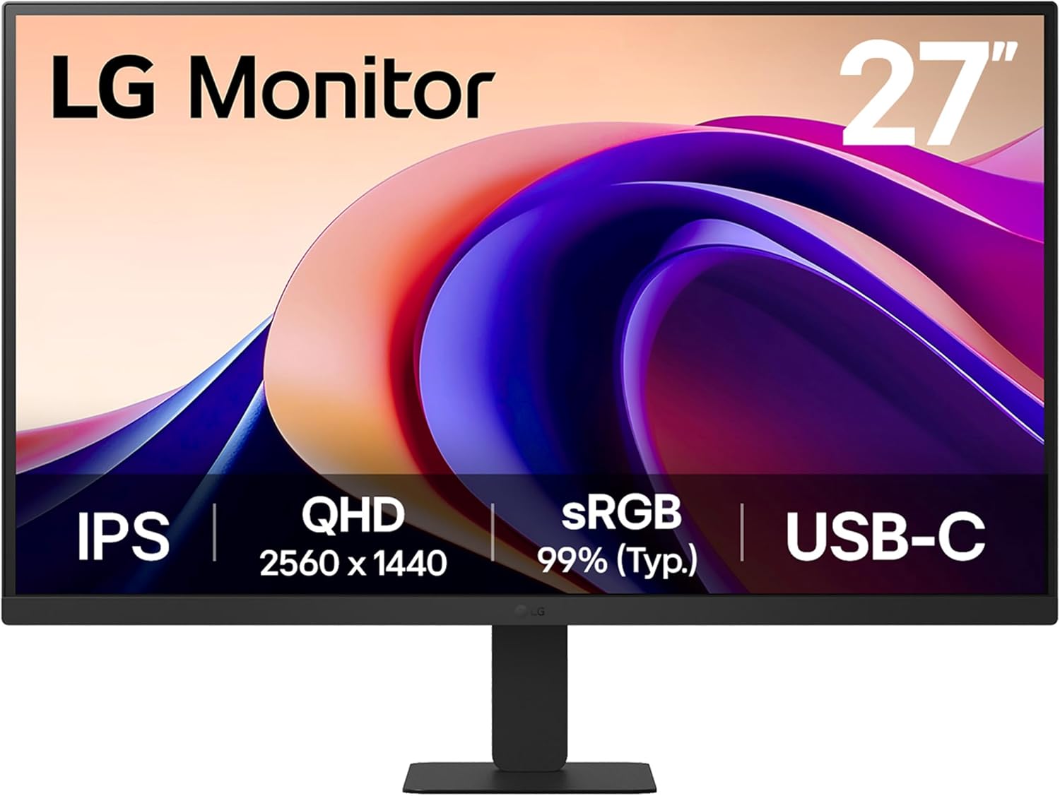 Detalle de LG Monitor 27U631A 27-inch QHD IPS with USB-C, 100Hz and Reader Mode