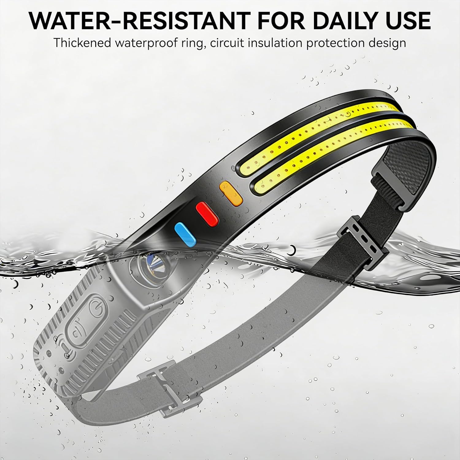 Thumbnail 5 de Cazoro LumiLight Head Torch: Rechargeable 2000 Lumen, 270° Beam