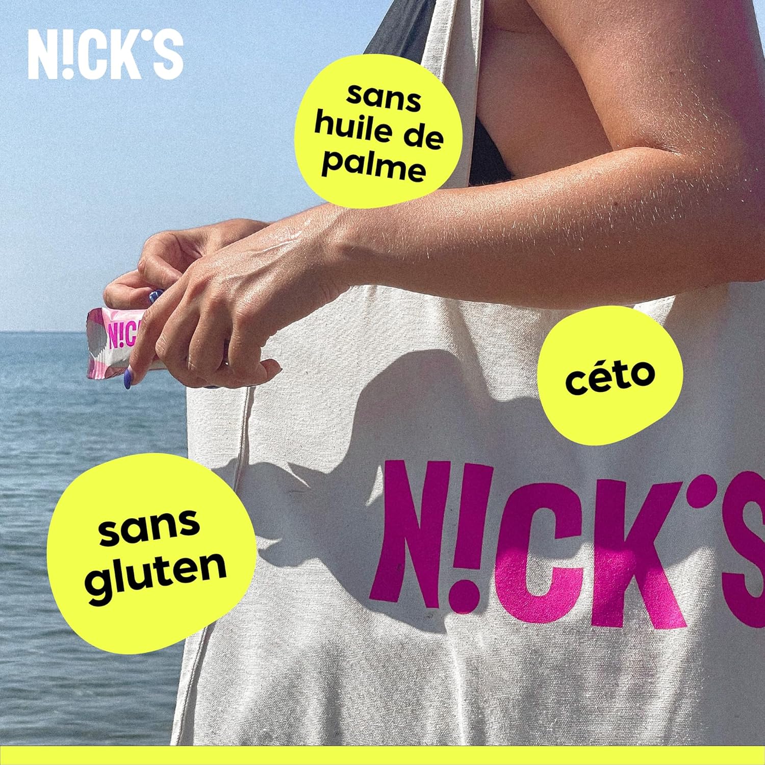 Thumbnail 4 de NICKS Barre Keto Peanuts n Fudge (Caramel & cacahuètes) sans sucre ajouté, sans gluten — 15 barres