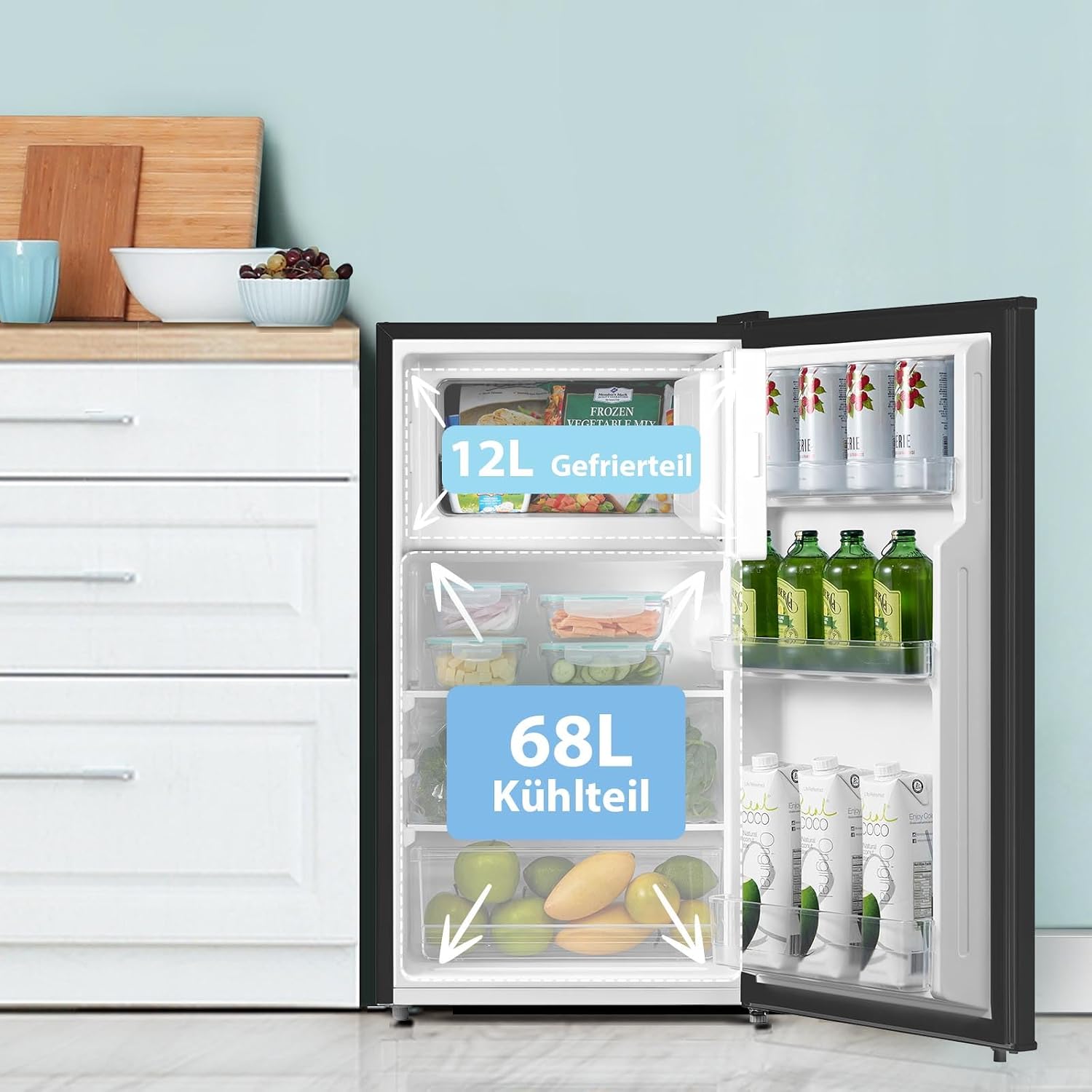 Detalle 2 de Comfee RCD80DK3(E) Kühlschrank 80 L