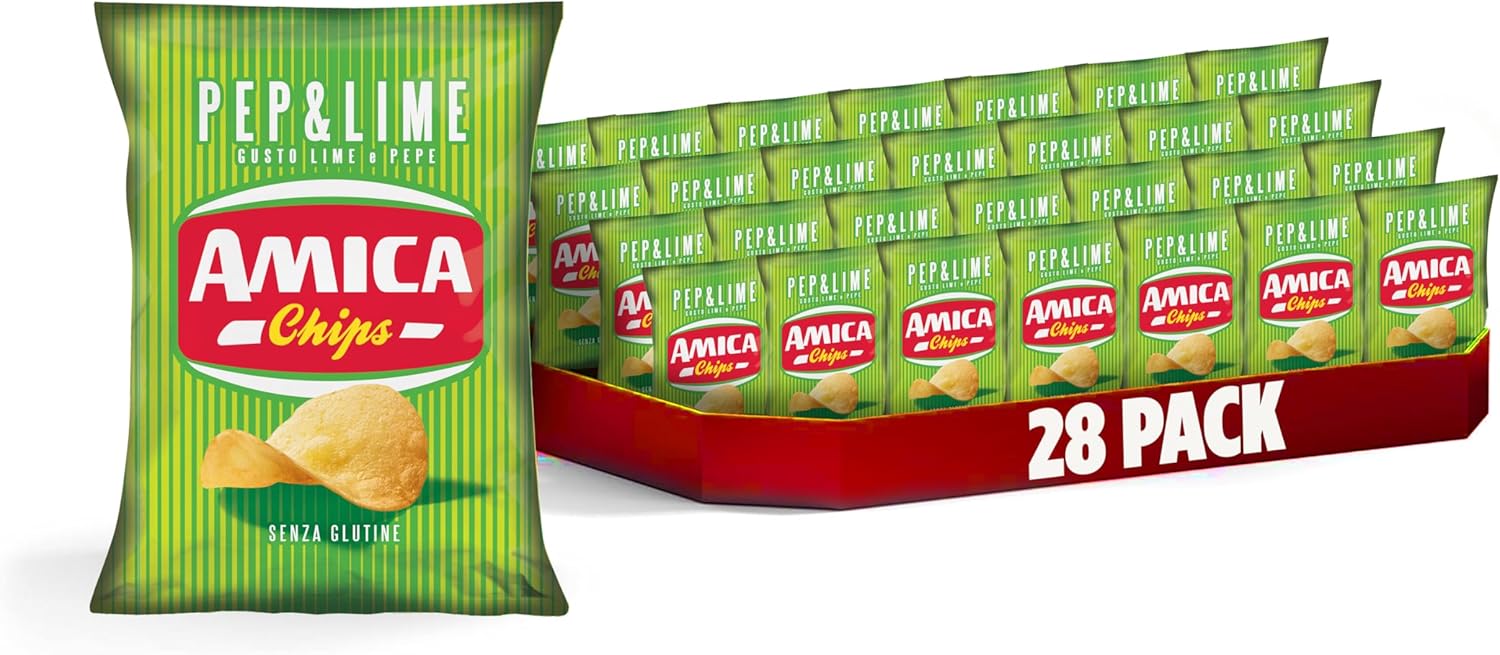 Thumbnail 6 de AMICA Chips patatina gusto Sourcream, panna acida e cipolla (senza glutine) – snack in confezione da 20 pezzi