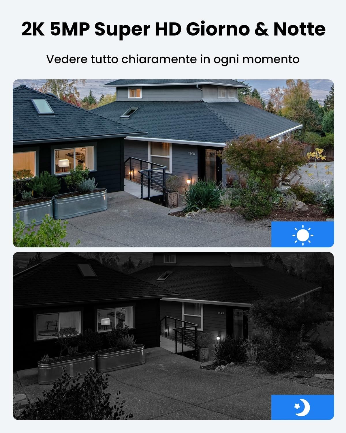 Thumbnail 1 de Reolink Argus Eco 5MP telecamera WiFi esterno