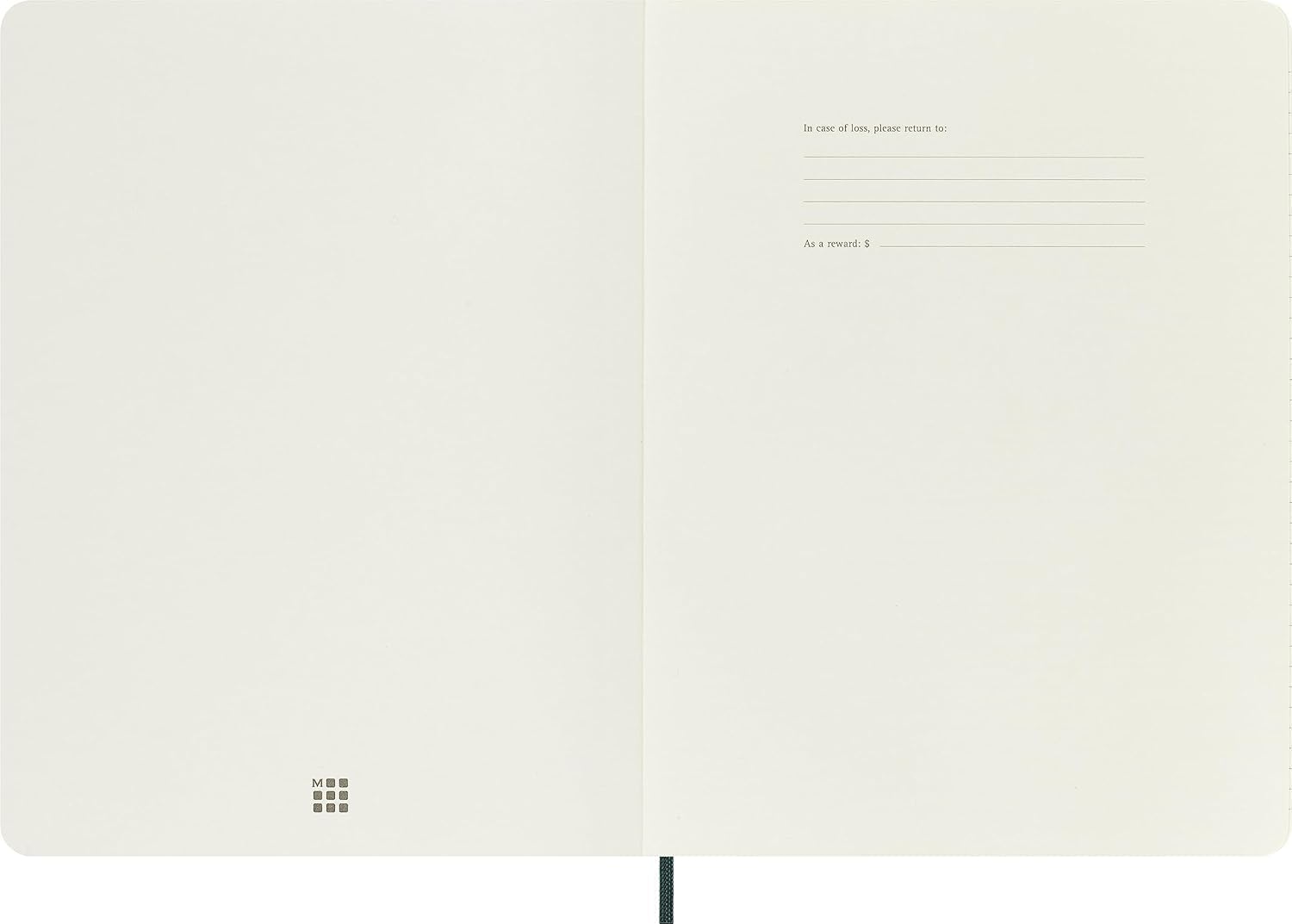 Thumbnail 3 de Moleskine Precious & Ethical Notizbuch (XL, 19×25 cm) mit Geschenkbox – grün, veganer Einband mit Python-Effekt