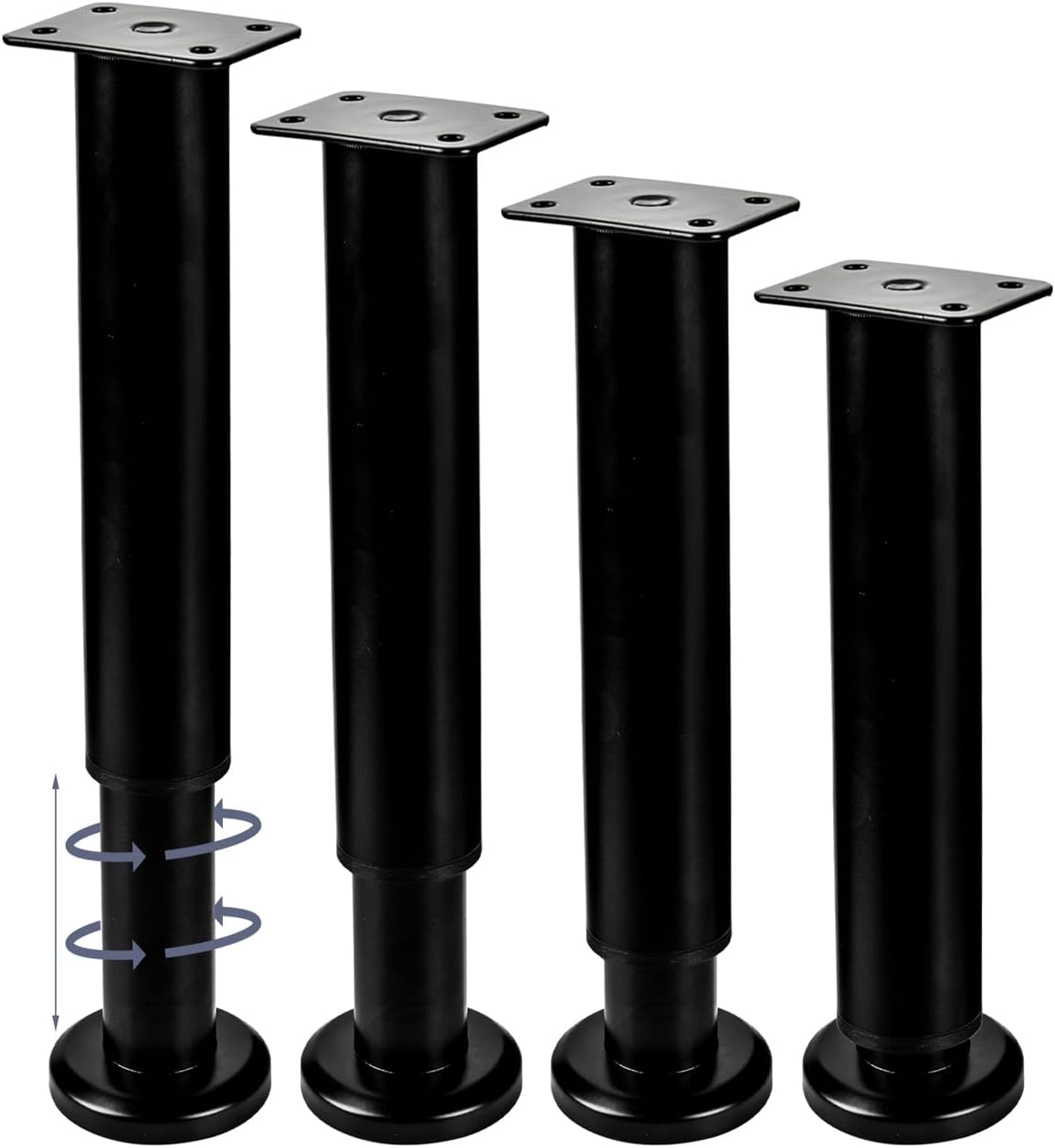 Thumbnail 6 de Btowin Adjustable Furniture Legs 5–7 Inch