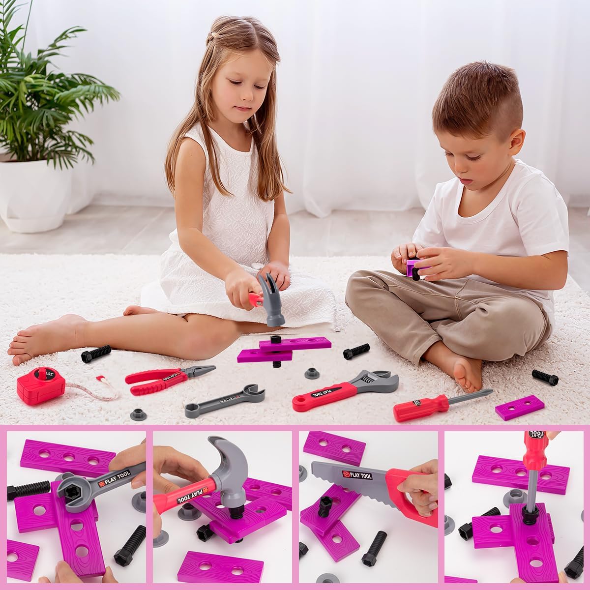 Thumbnail 3 de LOYO Kids Tool Set 30-piece pretend play tools