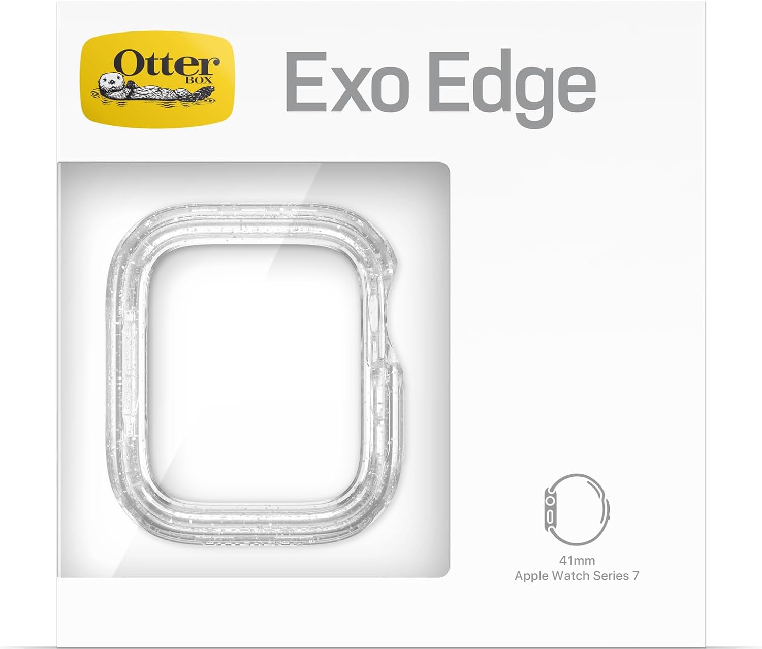 Detalle 2 de Otterbox Watch Bumper pour Apple Watch Series 9/8/7 (41 mm) — coque fine transparente pour protéger l’écran et les bords