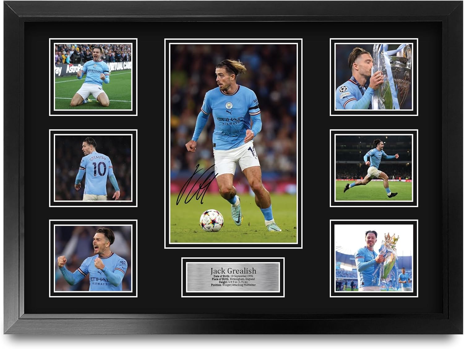 Thumbnail 6 de HWC Trading Jack Grealish A4 Signed Picture 📷