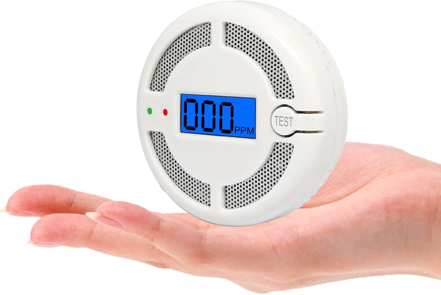 Thumbnail 6 de Mini Battery-Powered Carbon Monoxide Detector (CO Alarm) with LCD Display, EN 50291 Compliant, 4 Pack