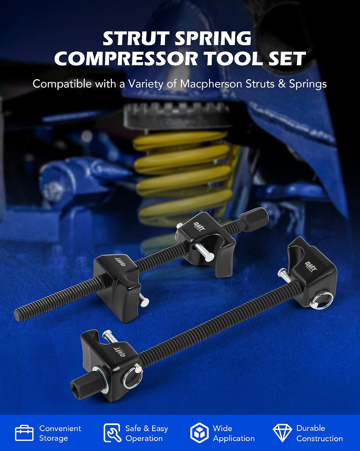 Detalle 2 de Orion Motor Tech 8542035209 MacPherson Strut Spring Compressor Set, 2-Piece