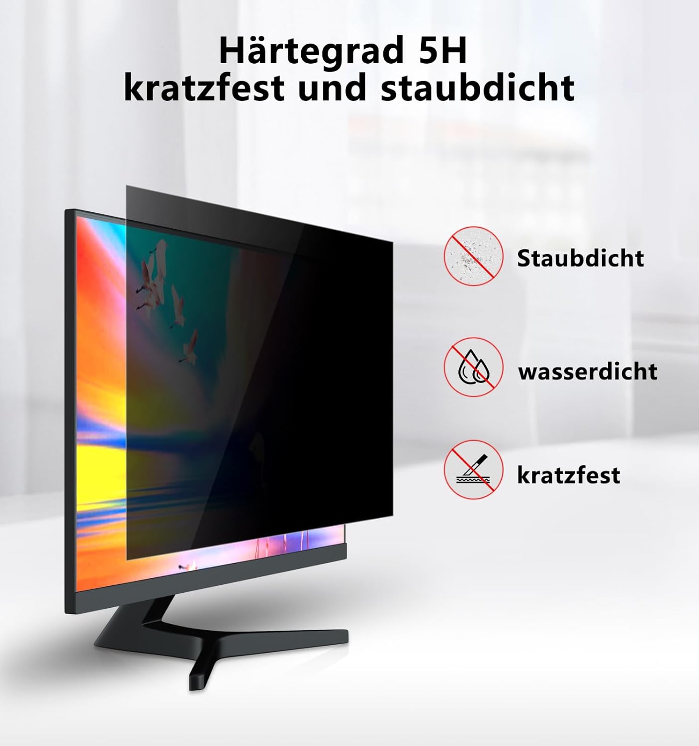 Thumbnail 4 de PYS Blickschutzfolie für 32-Zoll-Monitor (16:9) gegen Seiteneinblick