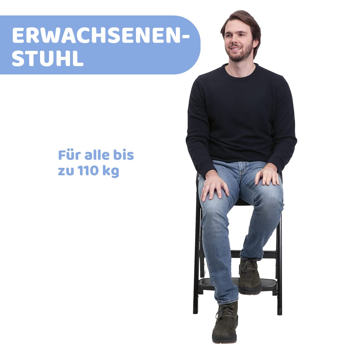 Thumbnail 4 de Chicco Crescendo Lite Entwicklungs-Hochstuhl – 3 Configurations, von 6 Monaten bis 110 kg