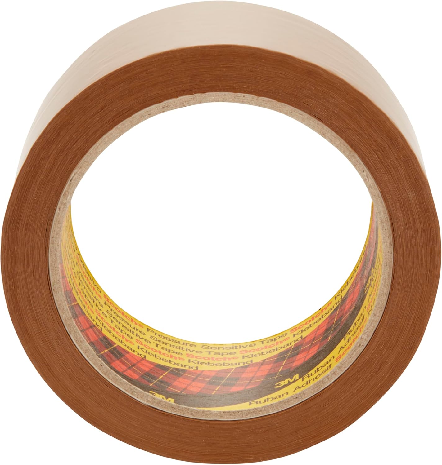 Thumbnail 1 de Scotch Packaging Tape Roll (Brown) 50 mm x 66 m, Pack of 3