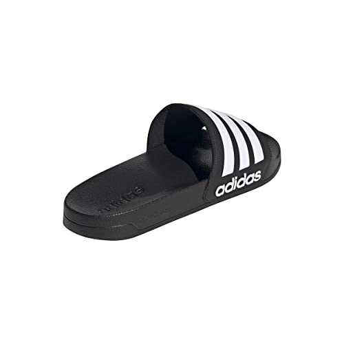 Detalle de adidas Unisex Adilette Shower Slides Slipper – Core Black/Cloud White, UK 9
