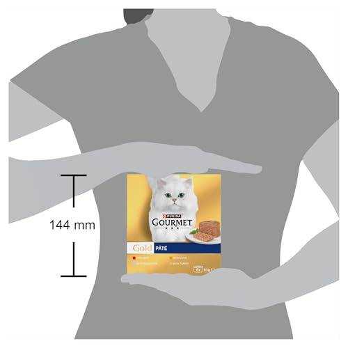 Thumbnail 6 de Gourmet Gold Paté Wet Cat Food 8x85g (Pack of 6)