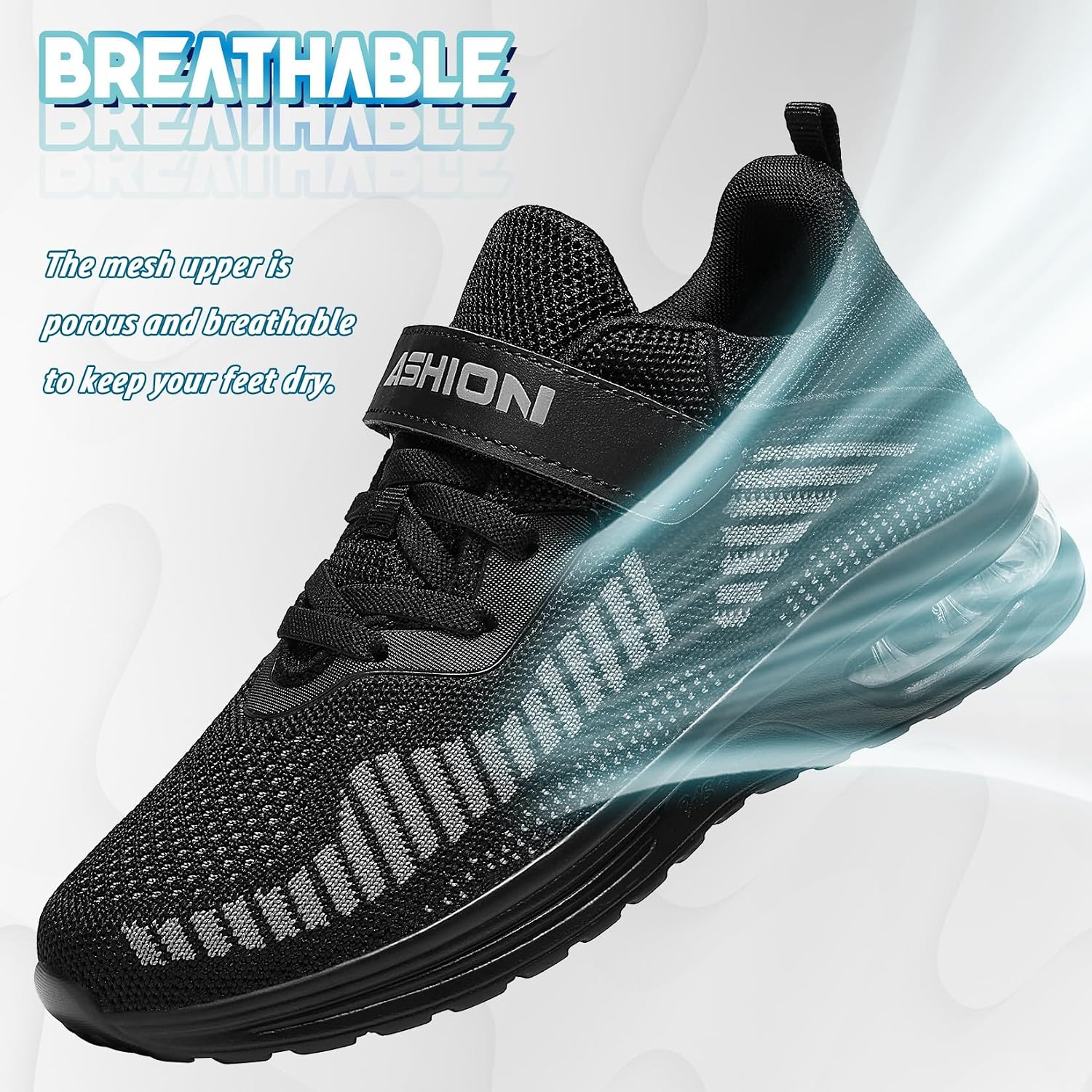 Thumbnail 2 de Baskets respirantes enfant Semelle coussinée