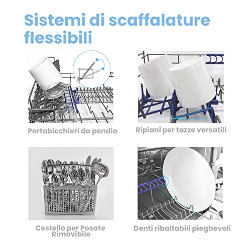 Thumbnail 6 de COMFEE Lavastoviglie da Tavolo, 6 Coperti, Bianco – compatta, versatile e facile da usare