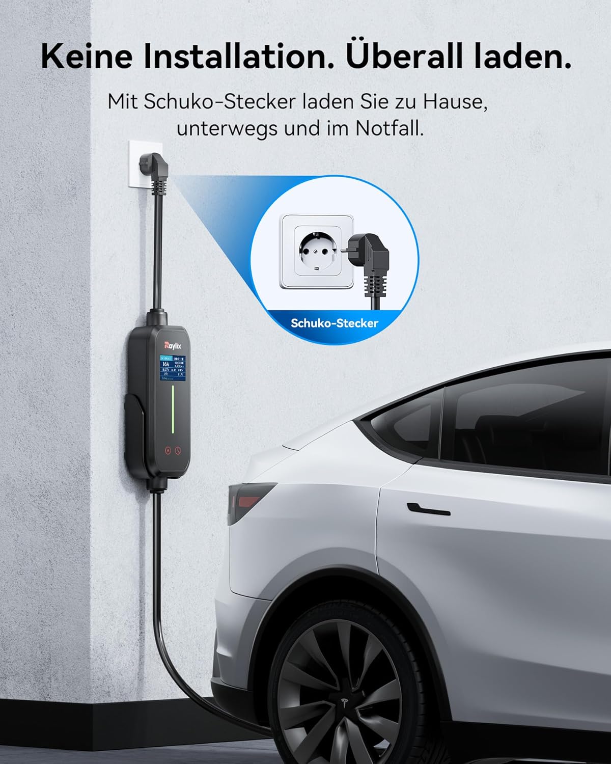 Thumbnail 5 de Raylix Mobile Wallbox Typ 2 3,68 kW