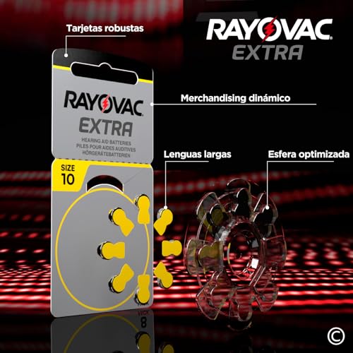 Thumbnail 4 de Rayovac Extra 10 Pilas para Audífonos 🔋 (80 unidades)