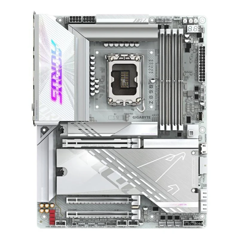 Detalle 2 de Gigabyte Z890 AORUS PRO ICE: placa base de alto rendimiento para Intel Core Ultra (Series 2)