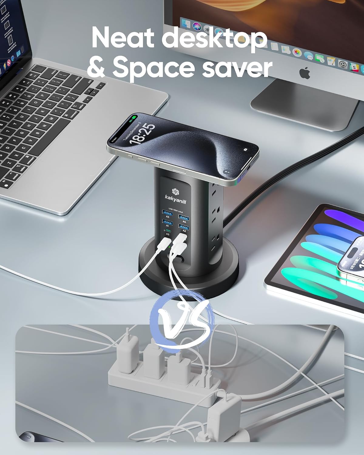 Thumbnail 5 de Kakyanill 115W USB Charging Station