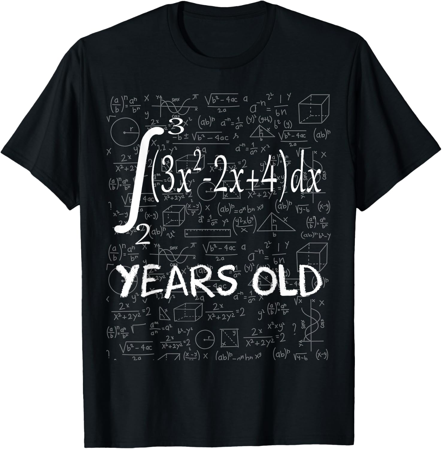 Detalle de T-shirt 18 ans calcul intégral