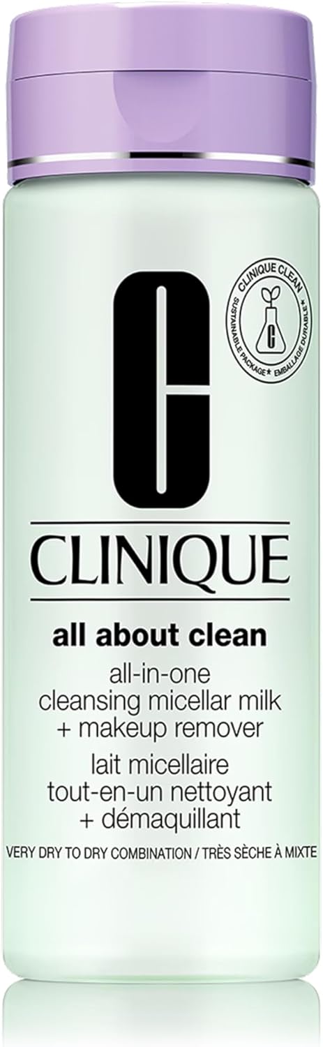Clinique All About Clean All-in-One Cleansing Micellar Milk + Makeup Remover, 200 ml