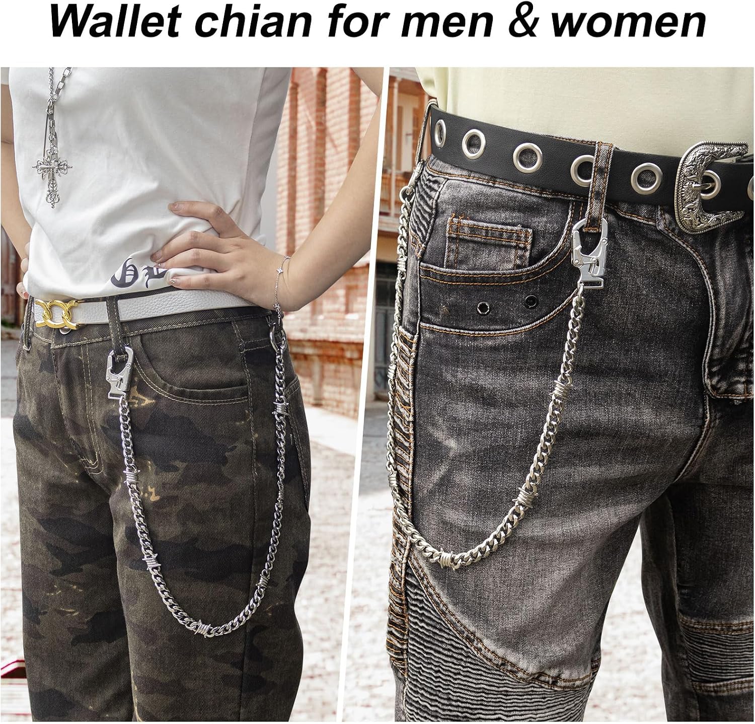Thumbnail 1 de Ahiller Wallet Chain with Double Lock Carabiner