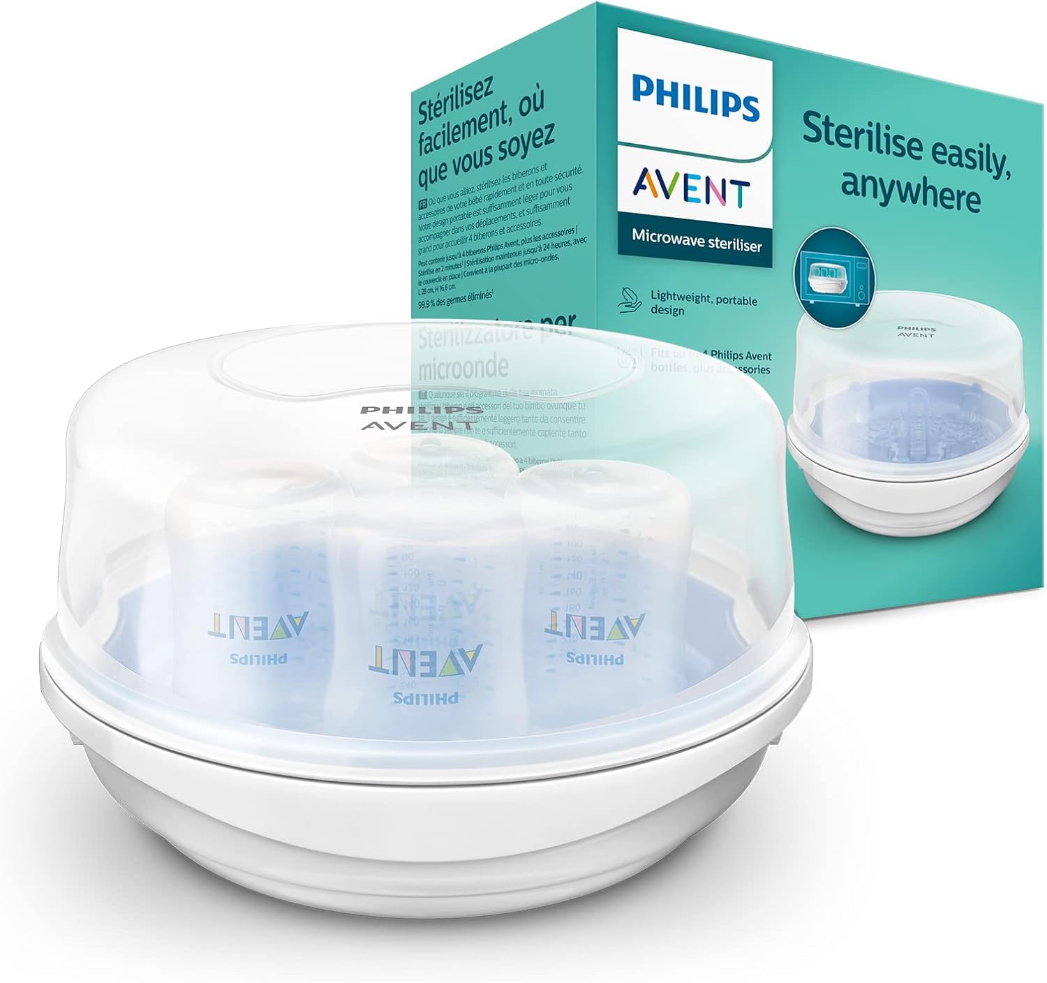 Detalle de Philips Avent SCF281/02 esterilizador microondas